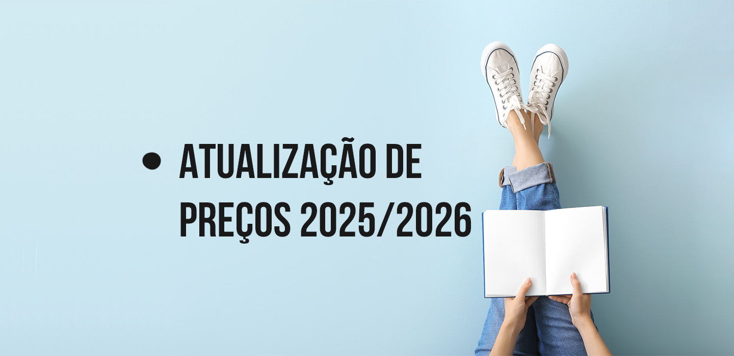 Atualização de preços 2025/2026