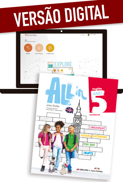 ALL IN 5.º ANO - VERSÃO DIGITAL Livro de exercícios